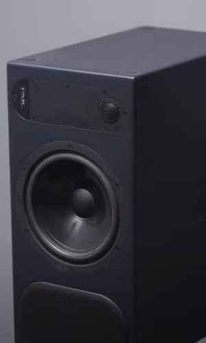 A subwoofer, a specific kind of church speaker, used for making deep base sounds.